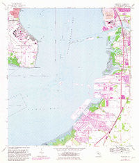 Gibsonton Florida Historical topographic map, 1:24000 scale, 7.5 X 7.5 Minute, Year 1956