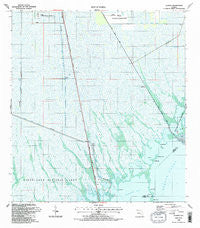 Glades Florida Historical topographic map, 1:24000 scale, 7.5 X 7.5 Minute, Year 1988