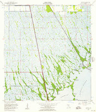 Glades Florida Historical topographic map, 1:24000 scale, 7.5 X 7.5 Minute, Year 1956