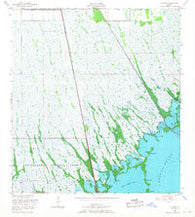 Glades Florida Historical topographic map, 1:24000 scale, 7.5 X 7.5 Minute, Year 1956