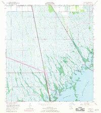 Glades Florida Historical topographic map, 1:24000 scale, 7.5 X 7.5 Minute, Year 1956