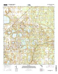 Gold Head Branch Florida Current topographic map, 1:24000 scale, 7.5 X 7.5 Minute, Year 2015