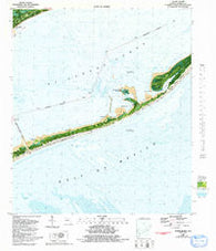Goose Island Florida Historical topographic map, 1:24000 scale, 7.5 X 7.5 Minute, Year 1981