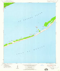 Goose Island Florida Historical topographic map, 1:24000 scale, 7.5 X 7.5 Minute, Year 1950