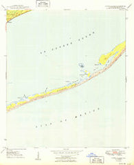 Goose Island Florida Historical topographic map, 1:31680 scale, 7.5 X 7.5 Minute, Year 1950