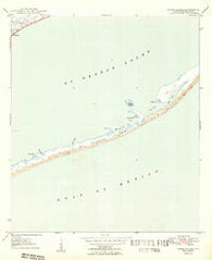 Goose Island Florida Historical topographic map, 1:31680 scale, 7.5 X 7.5 Minute, Year 1950