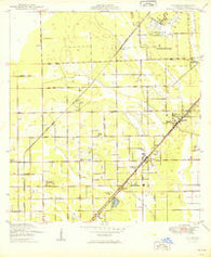 Goulds Florida Historical topographic map, 1:24000 scale, 7.5 X 7.5 Minute, Year 1949