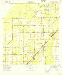Goulds Florida Historical topographic map, 1:24000 scale, 7.5 X 7.5 Minute, Year 1949
