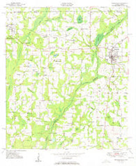Graceville Florida Historical topographic map, 1:24000 scale, 7.5 X 7.5 Minute, Year 1951