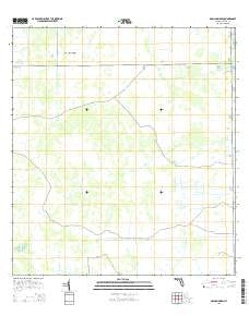 Graham Marsh Florida Current topographic map, 1:24000 scale, 7.5 X 7.5 Minute, Year 2015