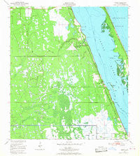Grant Florida Historical topographic map, 1:24000 scale, 7.5 X 7.5 Minute, Year 1949