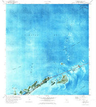 Grassy Key Florida Historical topographic map, 1:24000 scale, 7.5 X 7.5 Minute, Year 1971