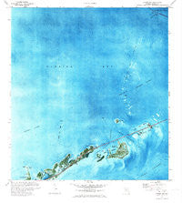 Grassy Key Florida Historical topographic map, 1:24000 scale, 7.5 X 7.5 Minute, Year 1971