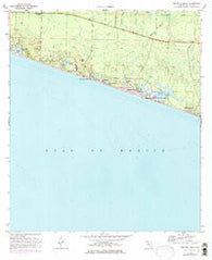 Grayton Beach Florida Historical topographic map, 1:24000 scale, 7.5 X 7.5 Minute, Year 1970