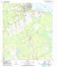 Green Cove Springs Florida Historical topographic map, 1:24000 scale, 7.5 X 7.5 Minute, Year 1991