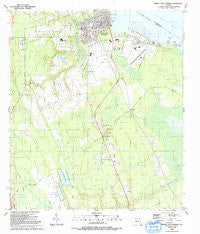 Green Cove Springs Florida Historical topographic map, 1:24000 scale, 7.5 X 7.5 Minute, Year 1991