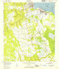 Green Cove Springs Florida Historical topographic map, 1:24000 scale, 7.5 X 7.5 Minute, Year 1949