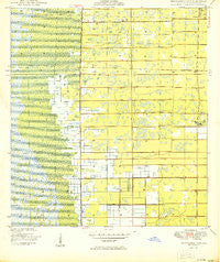Greenacres City Florida Historical topographic map, 1:24000 scale, 7.5 X 7.5 Minute, Year 1950