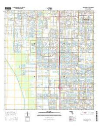 Greenacres City Florida Current topographic map, 1:24000 scale, 7.5 X 7.5 Minute, Year 2015