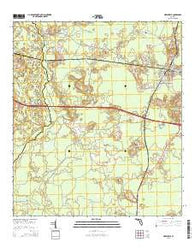 Greenville Florida Current topographic map, 1:24000 scale, 7.5 X 7.5 Minute, Year 2015