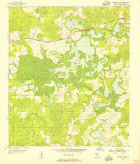 Greenville NE Florida Historical topographic map, 1:24000 scale, 7.5 X 7.5 Minute, Year 1954