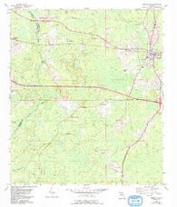 Greenville Florida Historical topographic map, 1:24000 scale, 7.5 X 7.5 Minute, Year 1954