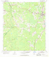 Greenville Florida Historical topographic map, 1:24000 scale, 7.5 X 7.5 Minute, Year 1954