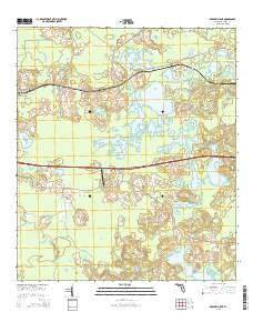 Greenville NE Florida Current topographic map, 1:24000 scale, 7.5 X 7.5 Minute, Year 2015