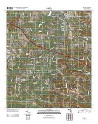Gretna Florida Historical topographic map, 1:24000 scale, 7.5 X 7.5 Minute, Year 2012