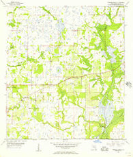 Griffins Corner Florida Historical topographic map, 1:24000 scale, 7.5 X 7.5 Minute, Year 1956