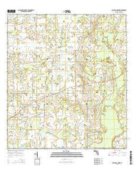 Griffins Corner Florida Current topographic map, 1:24000 scale, 7.5 X 7.5 Minute, Year 2015