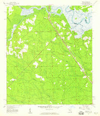 Gross Florida Historical topographic map, 1:24000 scale, 7.5 X 7.5 Minute, Year 1958