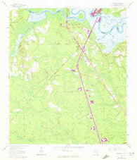 Gross Florida Historical topographic map, 1:24000 scale, 7.5 X 7.5 Minute, Year 1958
