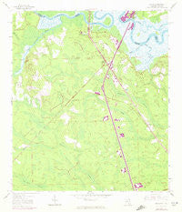 Gross Florida Historical topographic map, 1:24000 scale, 7.5 X 7.5 Minute, Year 1958