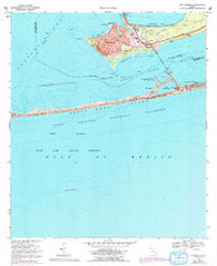 Gulf Breeze Florida Historical topographic map, 1:24000 scale, 7.5 X 7.5 Minute, Year 1969