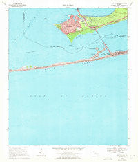 Gulf Breeze Florida Historical topographic map, 1:24000 scale, 7.5 X 7.5 Minute, Year 1969