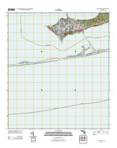 Gulf Breeze Florida Historical topographic map, 1:24000 scale, 7.5 X 7.5 Minute, Year 2012