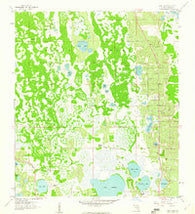 Gum Lake Florida Historical topographic map, 1:24000 scale, 7.5 X 7.5 Minute, Year 1959