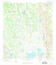 Gum Lake Florida Historical topographic map, 1:24000 scale, 7.5 X 7.5 Minute, Year 1959
