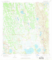 Gum Lake Florida Historical topographic map, 1:24000 scale, 7.5 X 7.5 Minute, Year 1959
