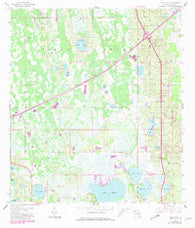 Gum Lake Florida Historical topographic map, 1:24000 scale, 7.5 X 7.5 Minute, Year 1959
