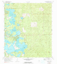Halfmoon Lake Florida Historical topographic map, 1:24000 scale, 7.5 X 7.5 Minute, Year 1970