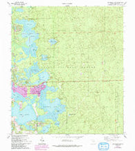 Halfmoon Lake Florida Historical topographic map, 1:24000 scale, 7.5 X 7.5 Minute, Year 1970