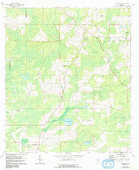 Hamburg Florida Historical topographic map, 1:24000 scale, 7.5 X 7.5 Minute, Year 1962