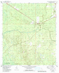 Hampton Springs Florida Historical topographic map, 1:24000 scale, 7.5 X 7.5 Minute, Year 1954
