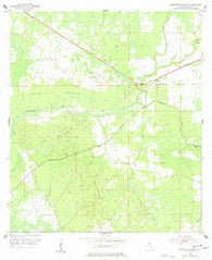 Hampton Springs Florida Historical topographic map, 1:24000 scale, 7.5 X 7.5 Minute, Year 1954