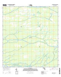 Harney River Florida Current topographic map, 1:24000 scale, 7.5 X 7.5 Minute, Year 2015