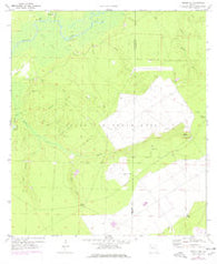 Harold SE Florida Historical topographic map, 1:24000 scale, 7.5 X 7.5 Minute, Year 1970