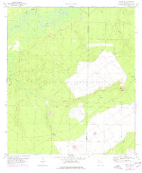 Harold SE Florida Historical topographic map, 1:24000 scale, 7.5 X 7.5 Minute, Year 1970