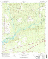 Harold Florida Historical topographic map, 1:24000 scale, 7.5 X 7.5 Minute, Year 1973